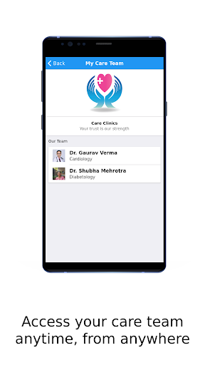 Care Clinics Screen 2