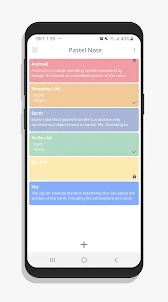 PastelNote - Bloco de notas