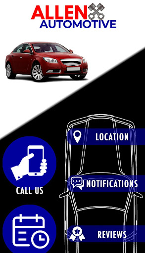 Android application Allen Automotive screenshort