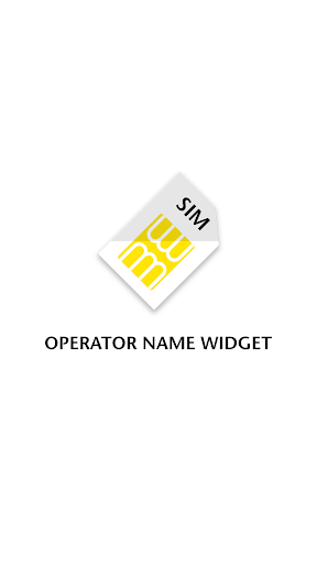 Android application Operator Name Widget screenshort
