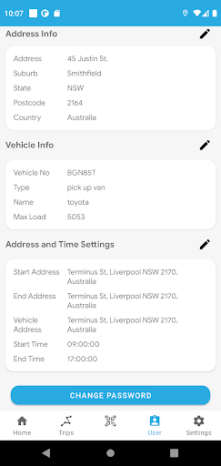 Android application ShipNow TMS screenshort