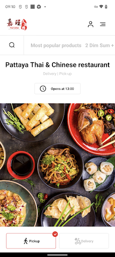 Android application Pattaya Thai & Chinese IE screenshort