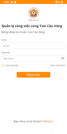 Android application Taxi Cậu Vàng screenshort