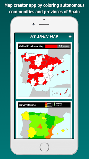 Android application My Spain Map screenshort