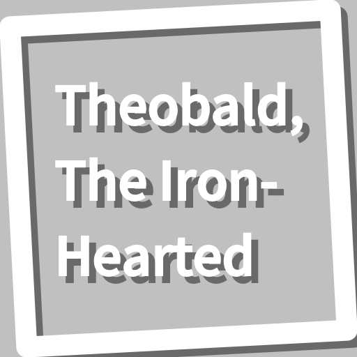 Book, Theobald, The Iron-Heart logo