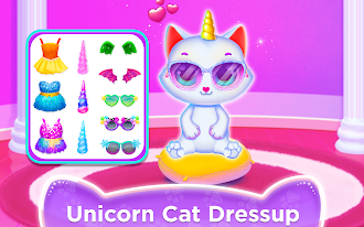 Game screenshot Unicorn Cat Princess Baby Game mod apk