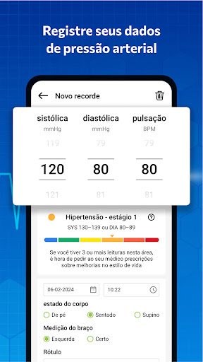 Visualização do aplicativo