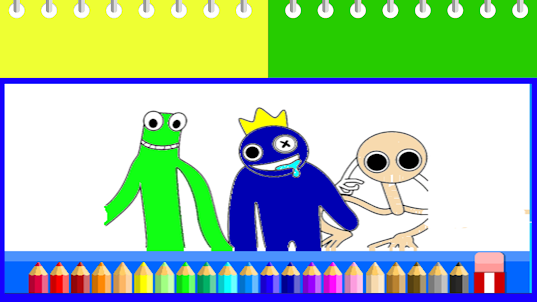 Rainbow Friends :Coloring MCPE