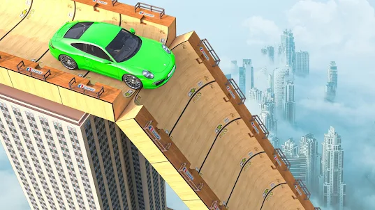 GT Car Crazy Stunt : Mega Ramp
