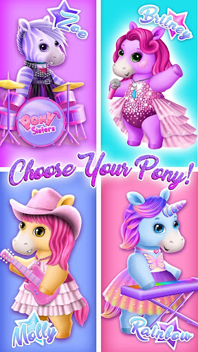 Pony Sisters Pop Music Band - Play, Sing & Design  screenshots 2