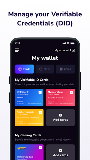 Altme Wallet Screen 2