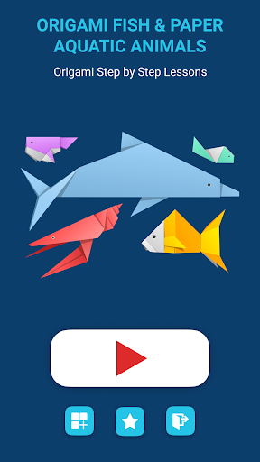 Origami Fishes From Paper Screen 2