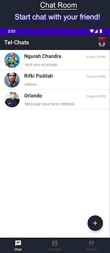 Android application TelChat screenshort