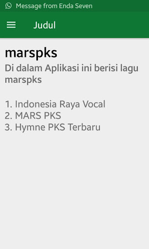 Lagu PKS