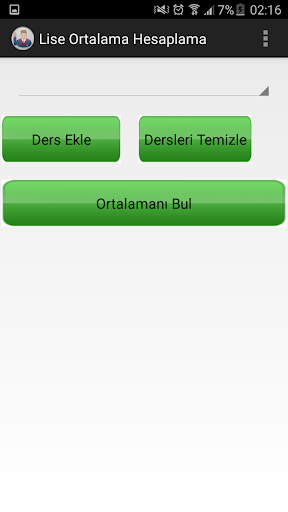 Lise Ortalama Hesaplama Screen 2