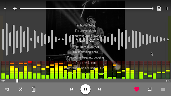 WinVibe Music Player Screenshot