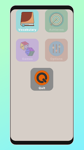 Android application Vocry screenshort