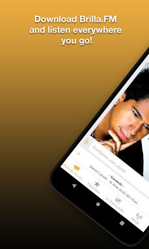Android application Brilla.FM screenshort