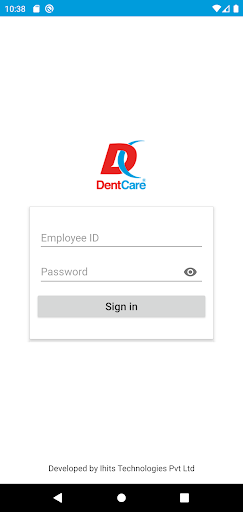 DentCare HRMS Screen 2