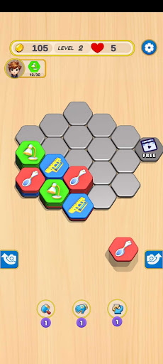 Hexa Sort Merge & Build Puzzle ekran görüntüsü