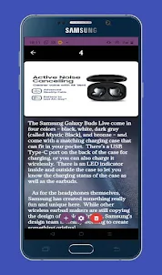 samsung Galaxy Buds live guide