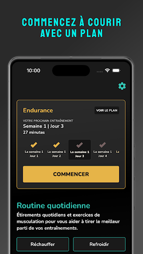 Aperçu de l'application