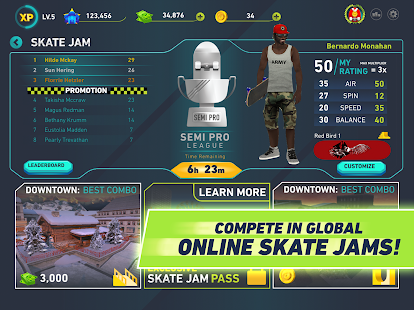 Skate Jam - Pro Skateboarding Screenshot