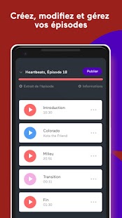 Anchor : l’application pour créer un podcast Capture d'écran