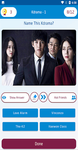 Kpop & Kdrama Quiz Screen 2