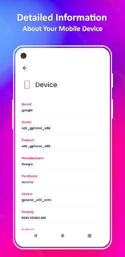 CPU-M Pro - Device Info Screen 2
