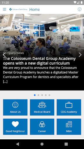 Android application Colosseum Dental Group Hub screenshort