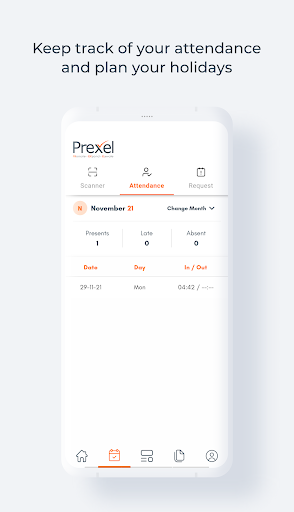 Android application Prexelites' App screenshort