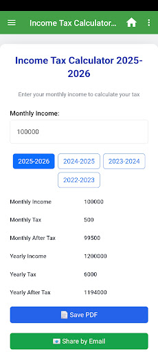 Income Tax Calculator