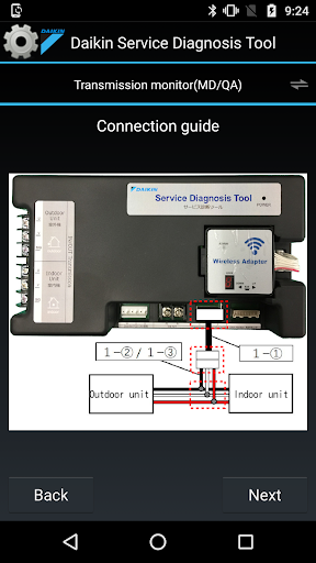 Daikin Service Diagnosis Tool Screen 2