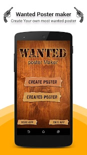 Wanted Poster Maker Capture d'écran