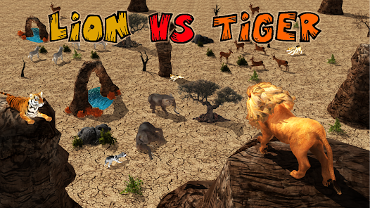Captura de Pantalla 12 Ultimate Lion Vs Tiger: Wild J android