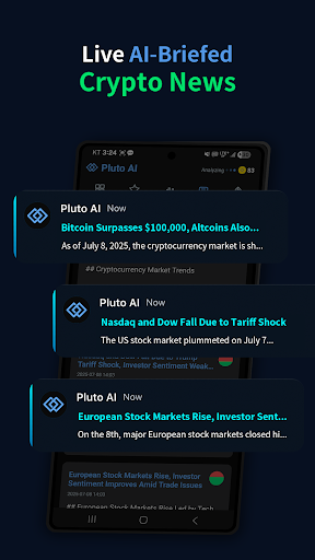 Screenshot of Pluto AI - AI Crypto Analysis