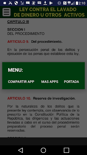 Ley contra el Lavado de Dinero