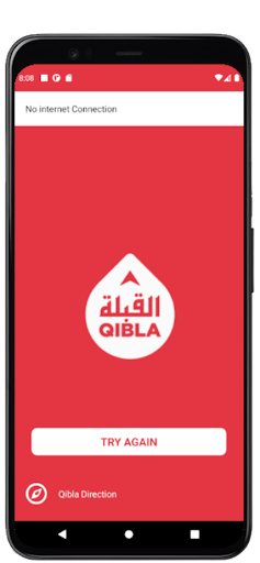 Android application Qibla Direction screenshort