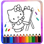 Cover Image of Herunterladen Kitty Coloring & Drawing Book - Expert Drawing 6.0 APK
