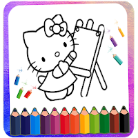 Kitty Coloring  Drawing Book - Expert Drawing