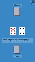screenshot of CardGames War