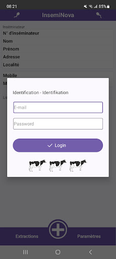Android application InsemiNova screenshort