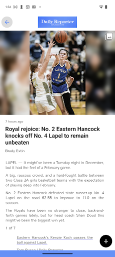 Android application DR E-edition screenshort