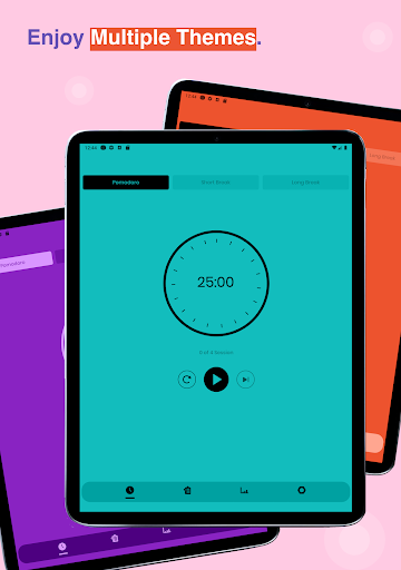 Screenshot of Pomodoro Timer & Focus Planner