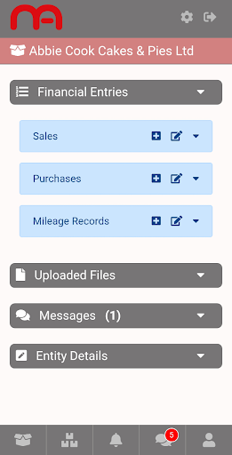 Android application Mayday Accountants screenshort