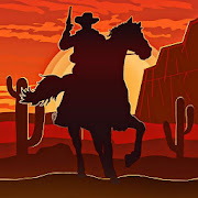 Wild West Gunslinger Cowboy Rider  Icon