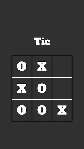 Android application Tic Tac Toe screenshort