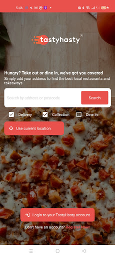 Android application TastyHasty UK screenshort