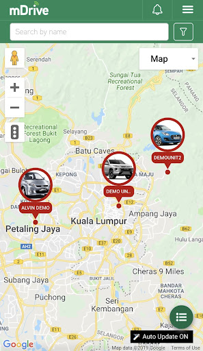 Android application mDrive screenshort